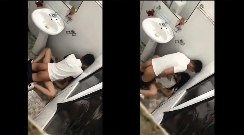 Em người yêu say xỉn và anh yêu trong phòng tắm nhà hàng